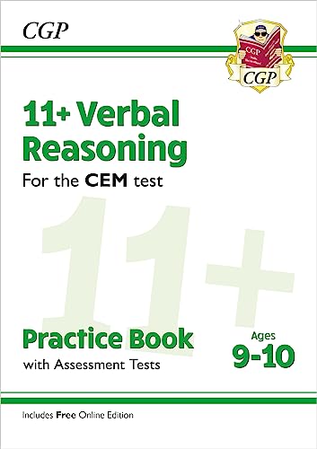11+ CEM Verbal Reasoning Practice Book & Assessment Tests - Ages 9-10 (with Online Edition) (CGP CEM 11+ Ages 9-10)